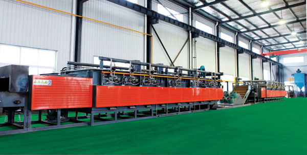 网袋通过式调质线