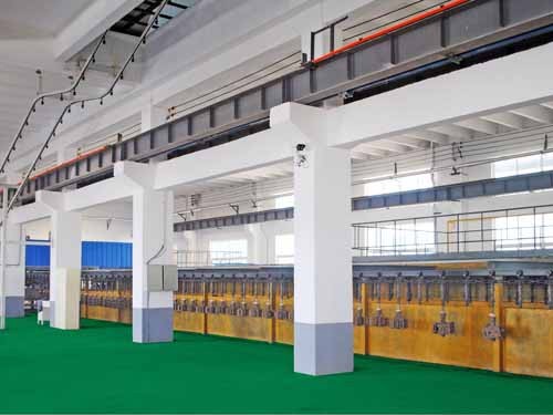 蜡模加固层双工位生产线