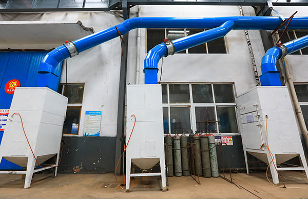 精铸除尘器打磨