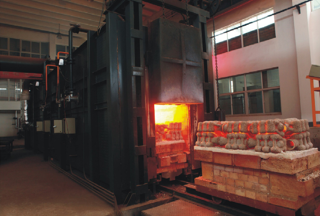 焙烧工序（自动焙烧浇注线）