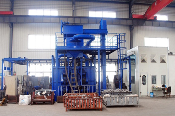 悬链步进式抛丸机Q485