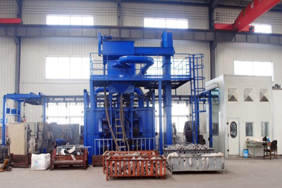 悬链步进式抛丸机Q485